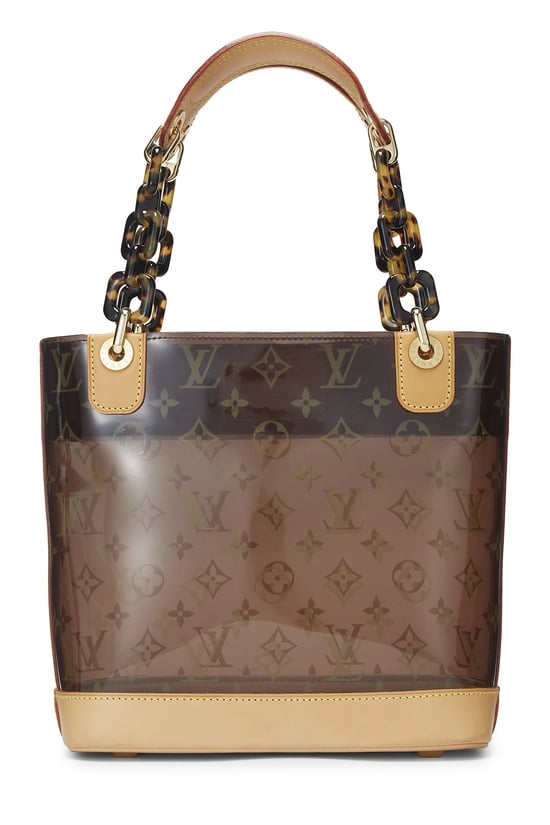 Brown Monogram Ambre Vinyl Cabas PM