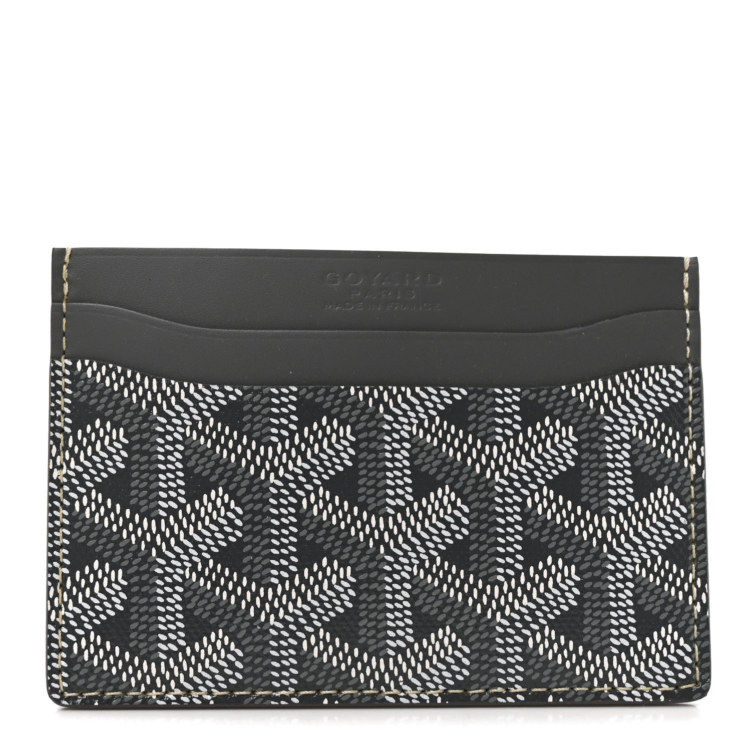 Goyardine Saint Sulpice Card Holder Grey