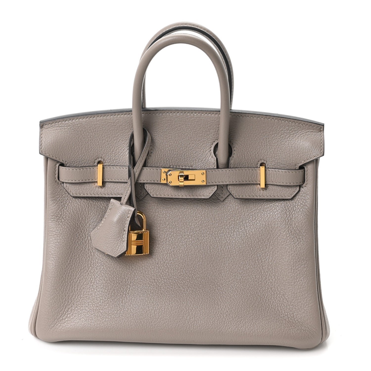 Hermes Taurillon Novillo Birkin 25 Gris Asphalte