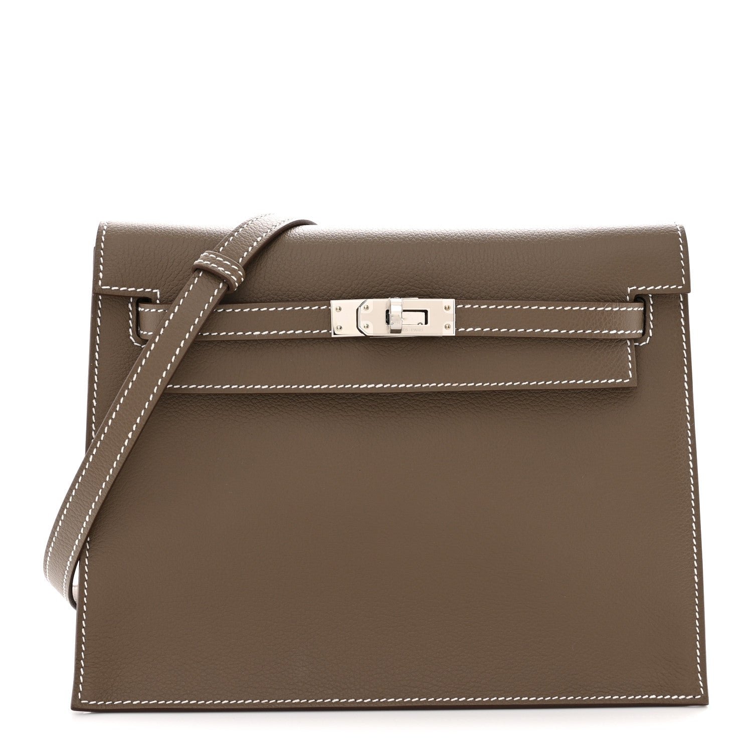 Evercolor Verso Kelly Danse II Belt Bag Etoupe Vert Fonce