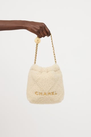 Shearling Mini 22 Bag