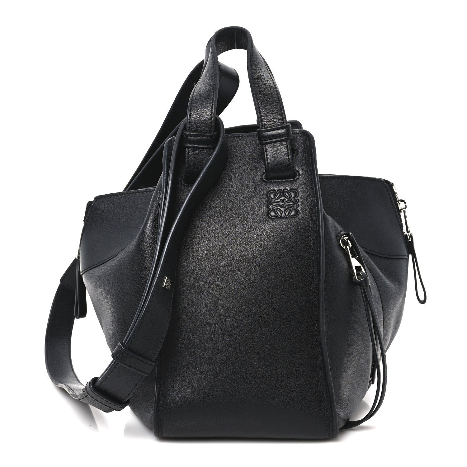 Loewe Calfskin Small Hammock Shoulder Bag Black