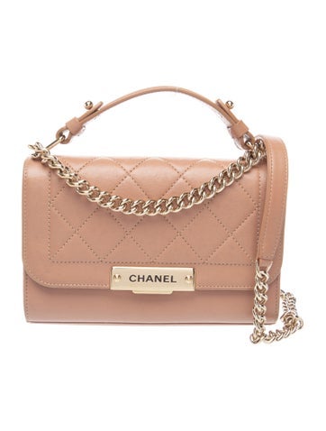 Small Label Click Flap Bag