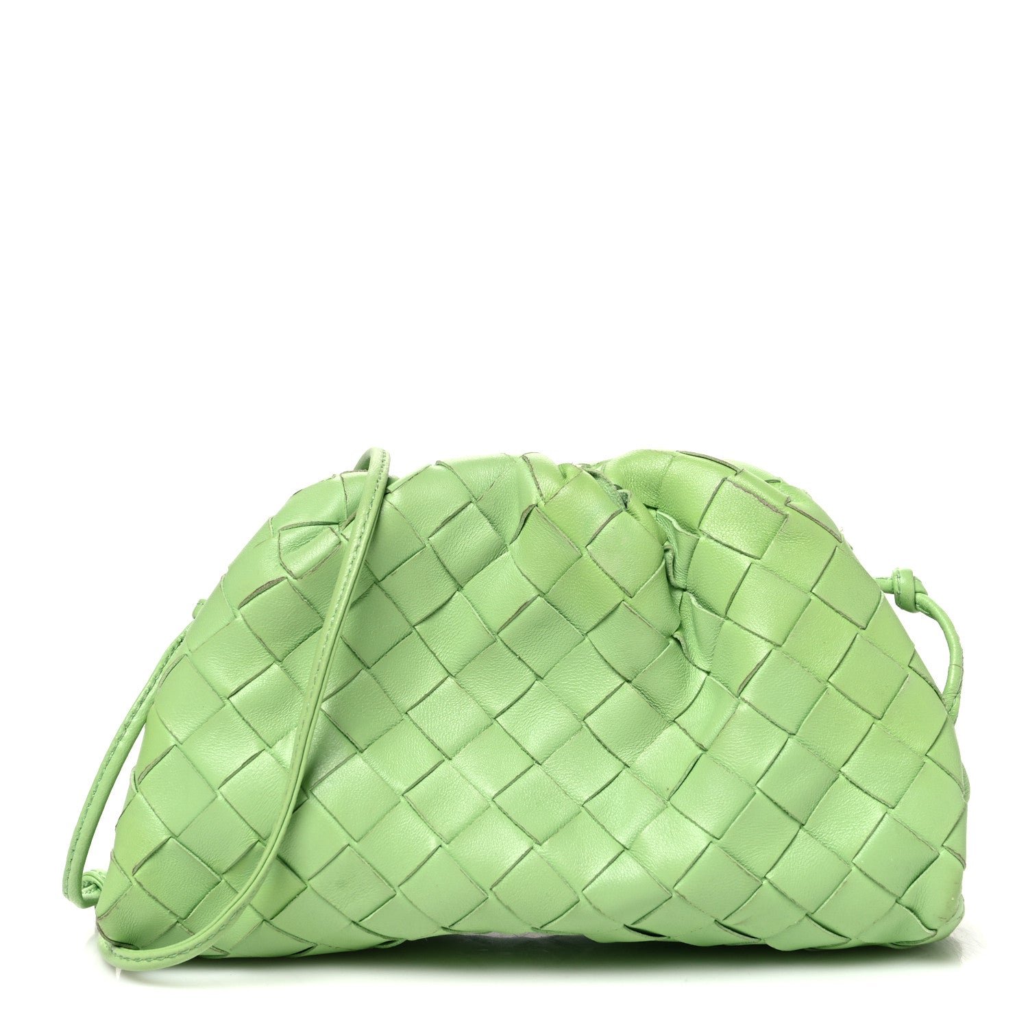 Bottega Veneta Nappa Intrecciato The Mini Pouch Pistachio