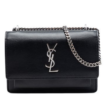 Mini Calfskin Monogram Sunset Wallet on Chain