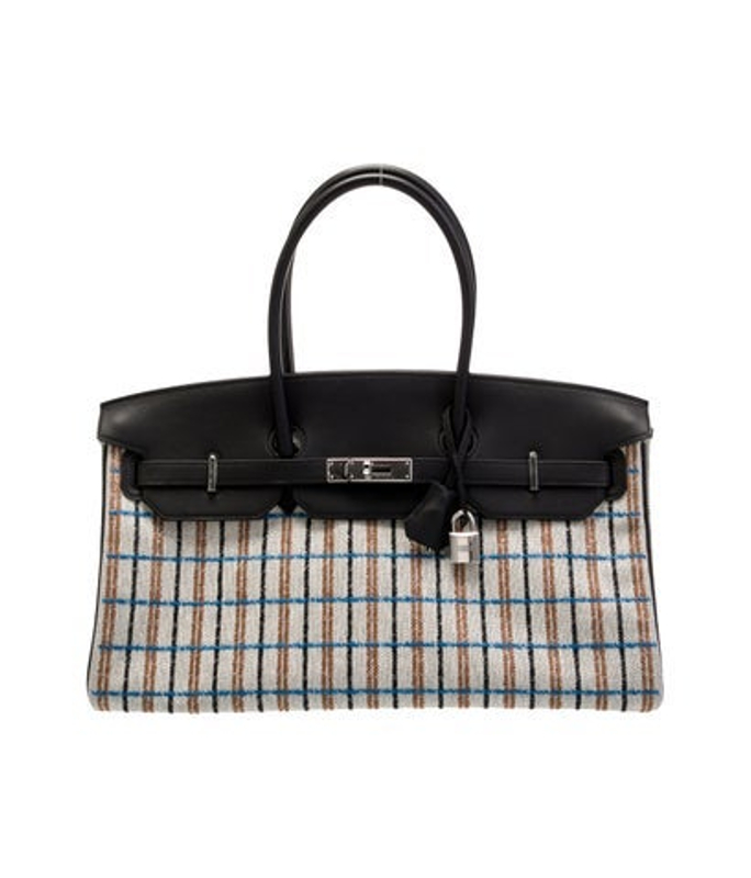 Hermes 2024 Toile Swift Shoulder Birkin Light 29 W Tags