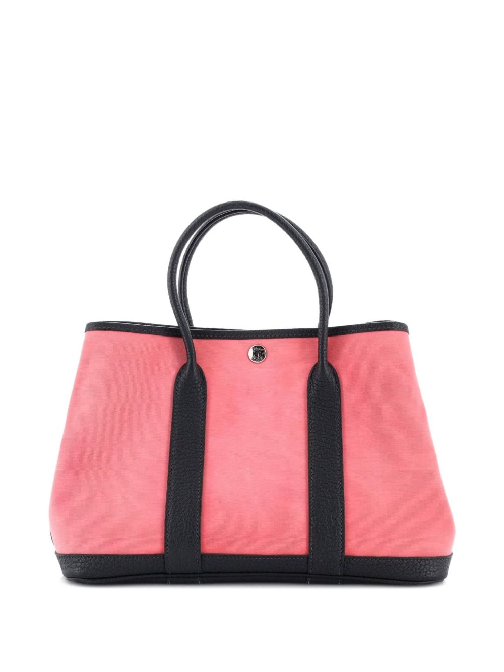 Hermes Garden Party Toile and Leather 30 tote bag