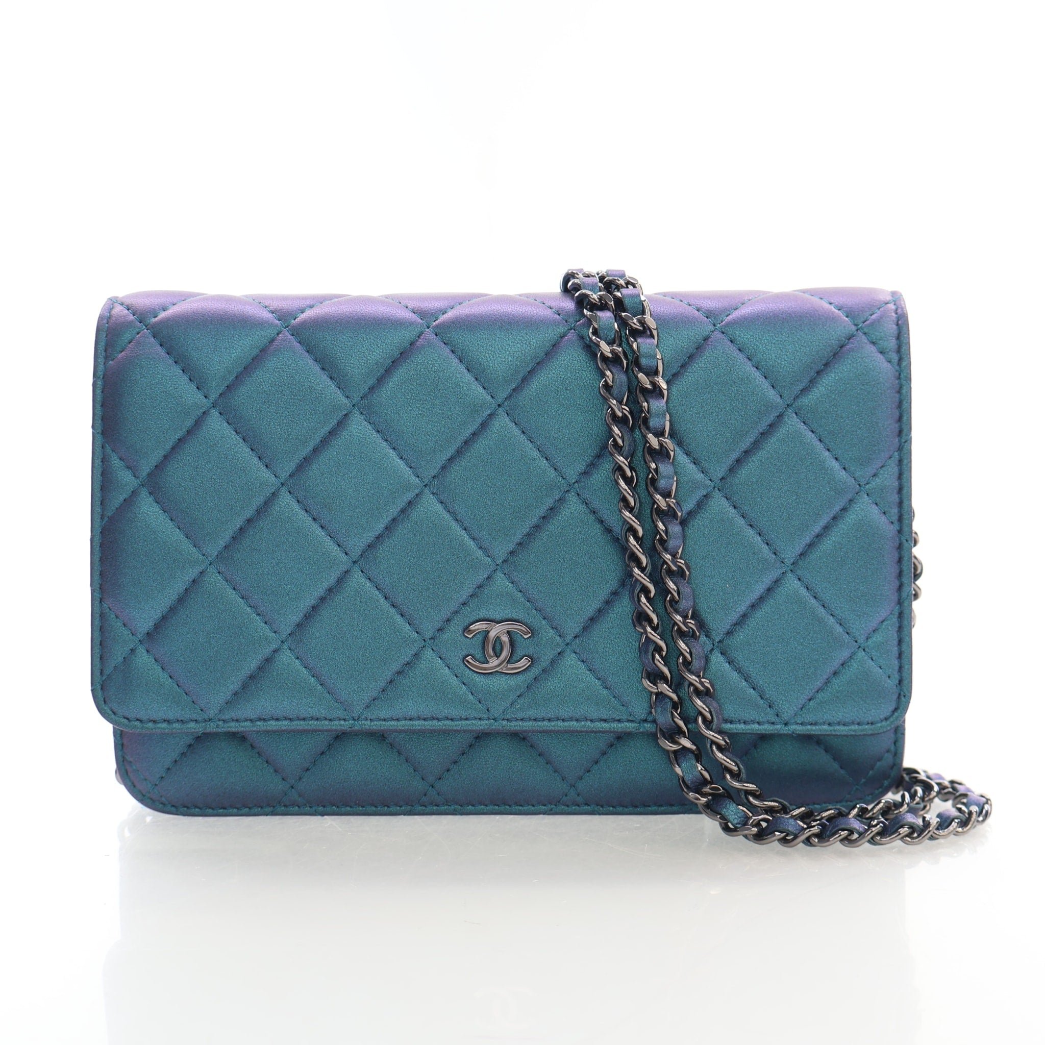 Chanel Iridescent Lambskin Wallet On Chain (WOC)