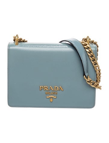Saffiano Vernice Leather Shoulder Bag