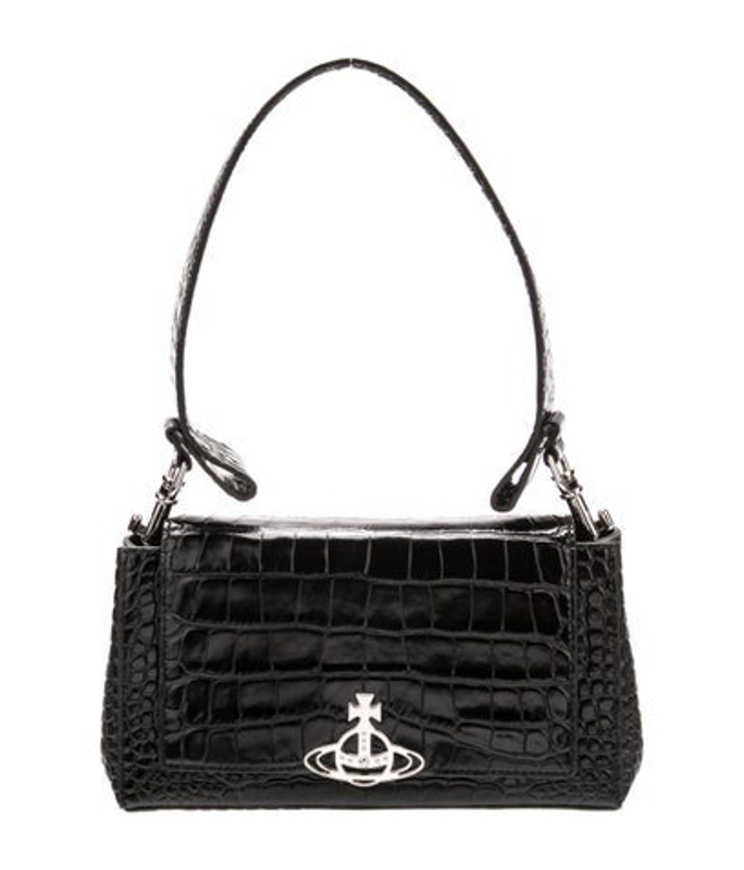 Vivienne Westwood Westwood Embossed Leather Shoulder Bag