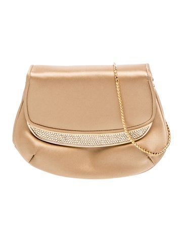 Judith Leiber Satin Shoulder Bag