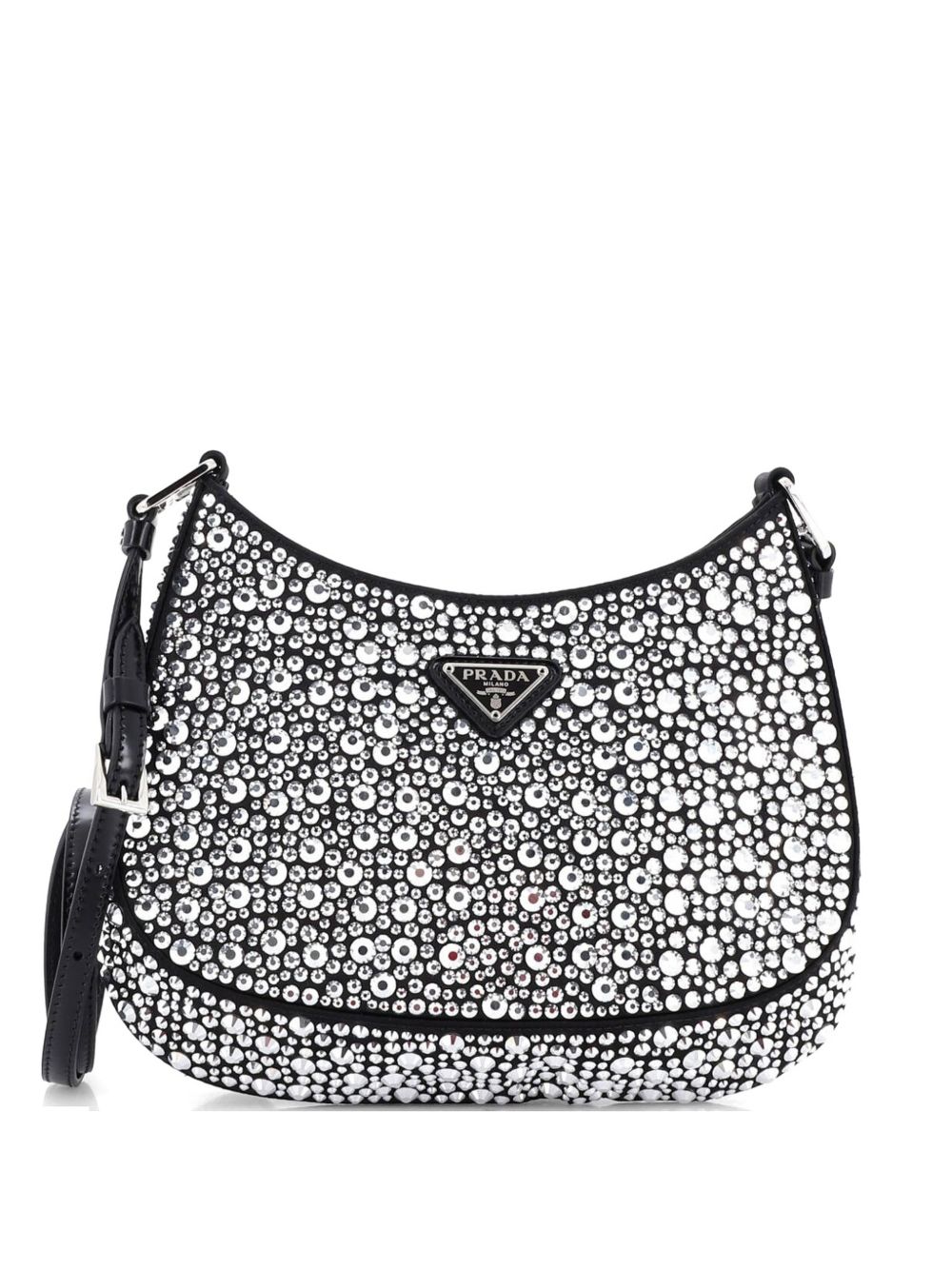 Cleo Shoulder Bag Crystal Embellished Satin Small crossbody bag