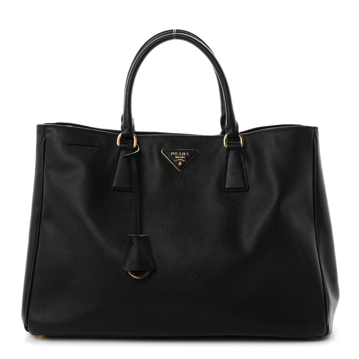 Prada Saffiano Lux Large Tote Black