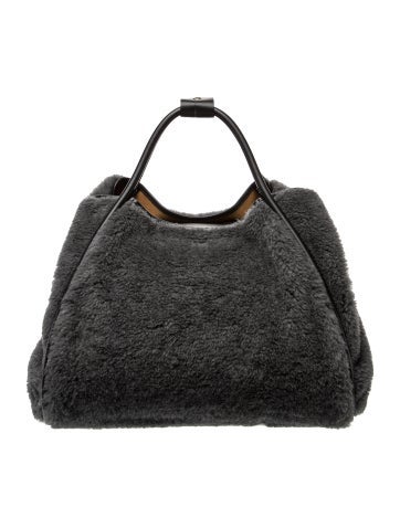 Max Mara Faux Fur Tote