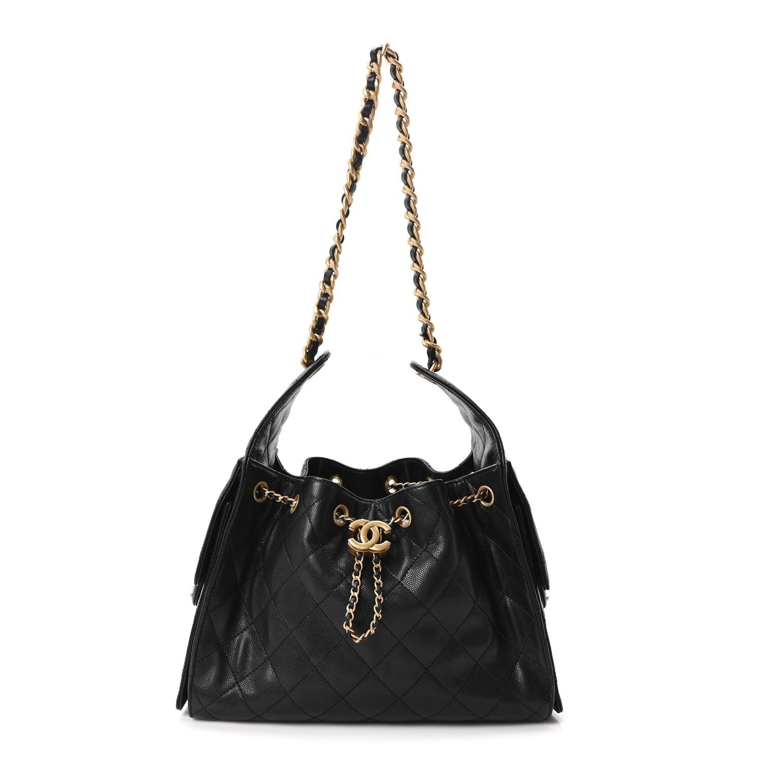 Chanel Caviar Quilted Small Chanel 25 Handbag Black