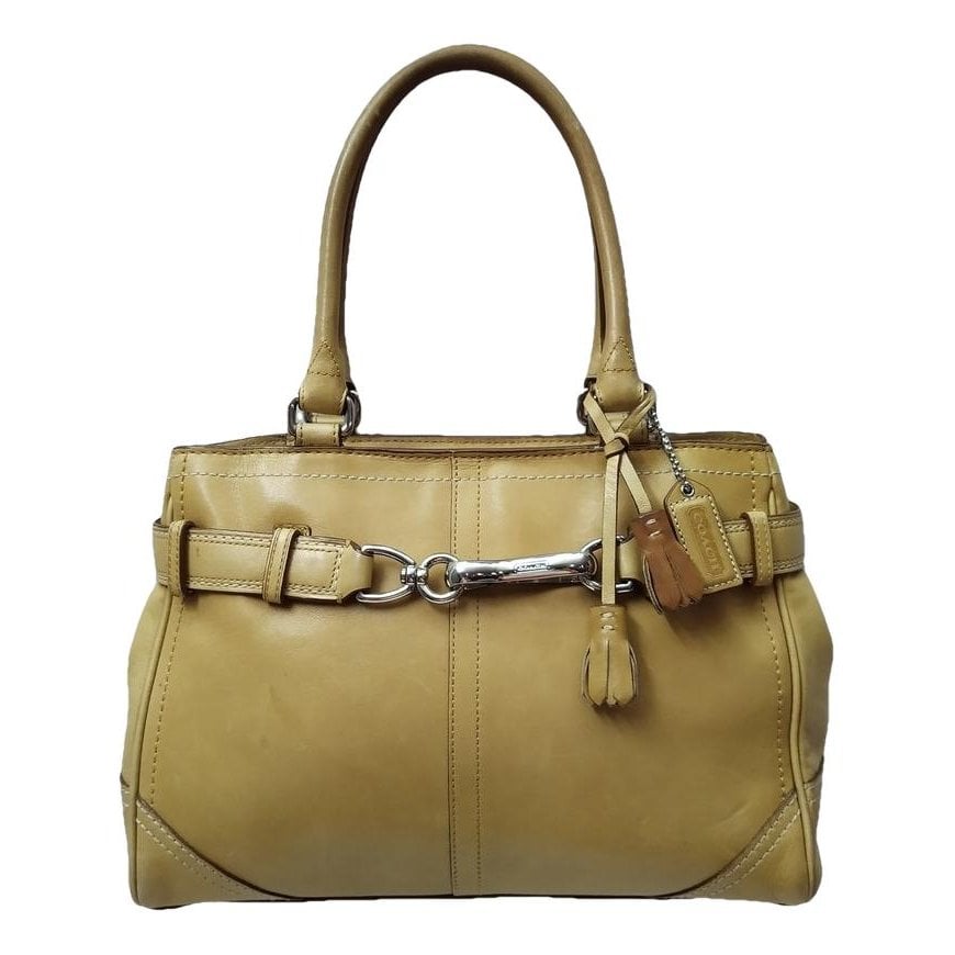 Leather satchel