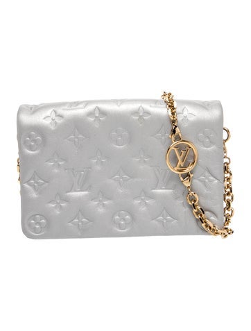 Monogram Embossed Monogram Pochette Coussin