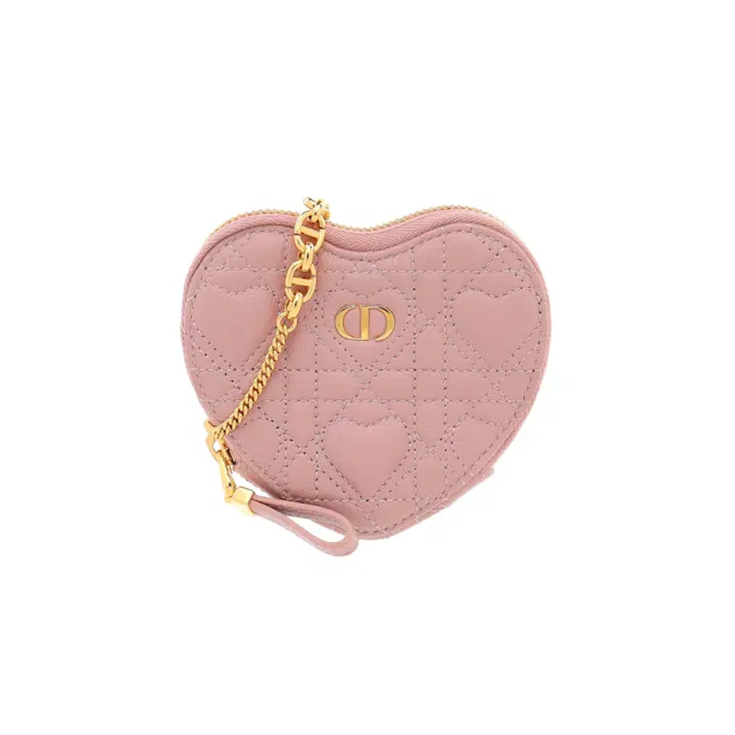 Dior Leather Caro Heart Chain w/ Tags