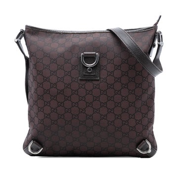 Calf Leather GG Nylon Abbey D Ring Crossbody