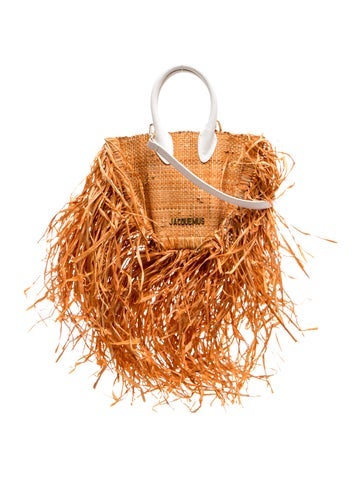 Straw Top Handle Bag