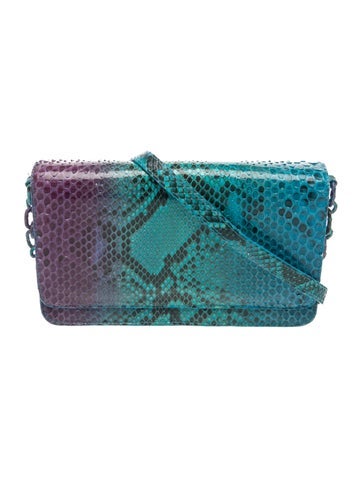 Nancy Gonzalez Python Shoulder Bag