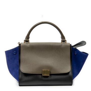 Leather Small Tricolor Trapeze