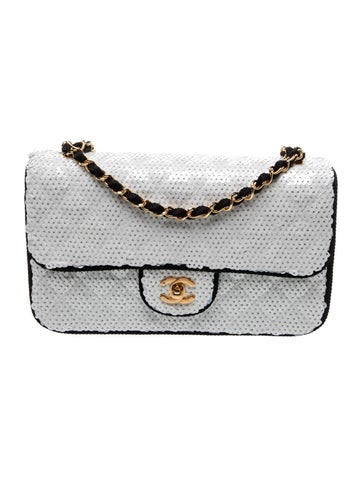 Medium Sequin Flap Bag