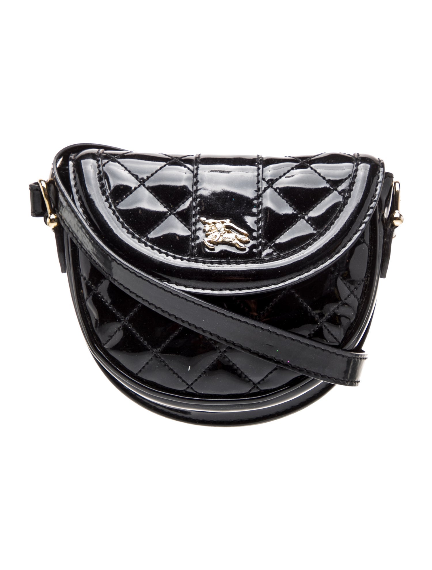 Patent Leather Crossbody Bag Mini