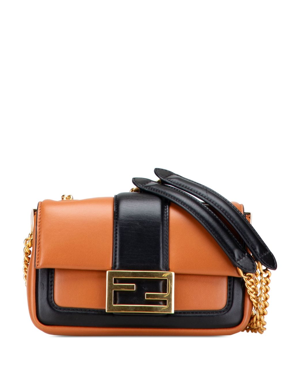 2010-2025 Mini Bicolor Nappa Apolo Chain Baguette shoulder bag