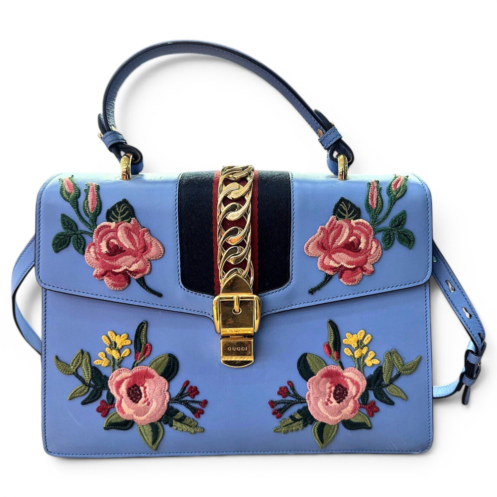 Leather handbag