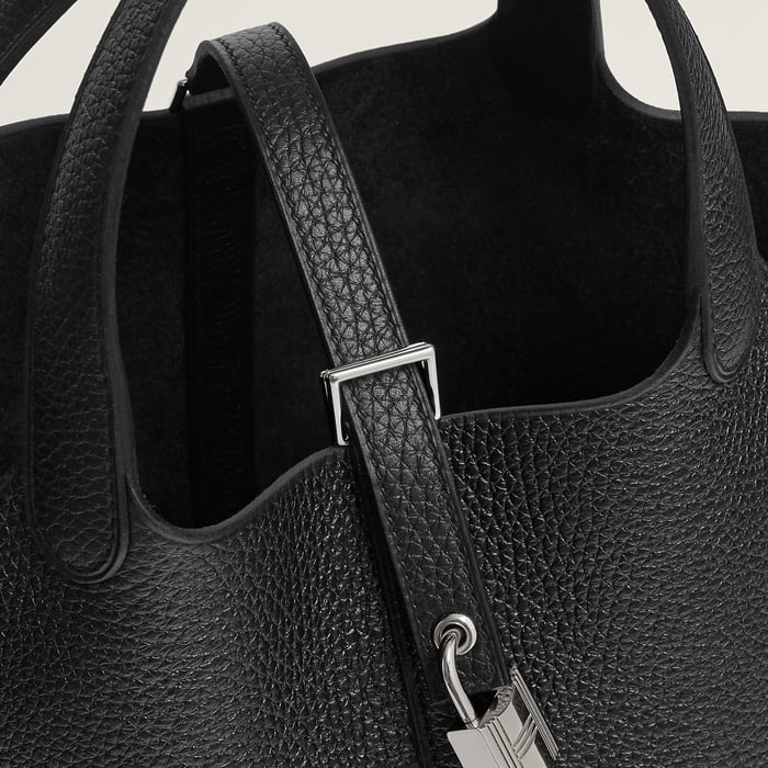 Noir Sac Picotin Lock 18