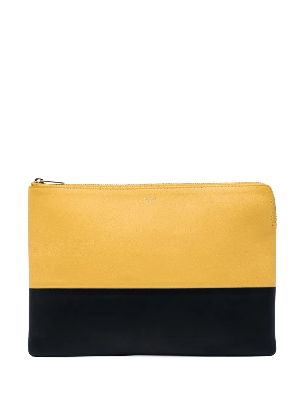 2012 Bicolor Leather Solo clutch bag