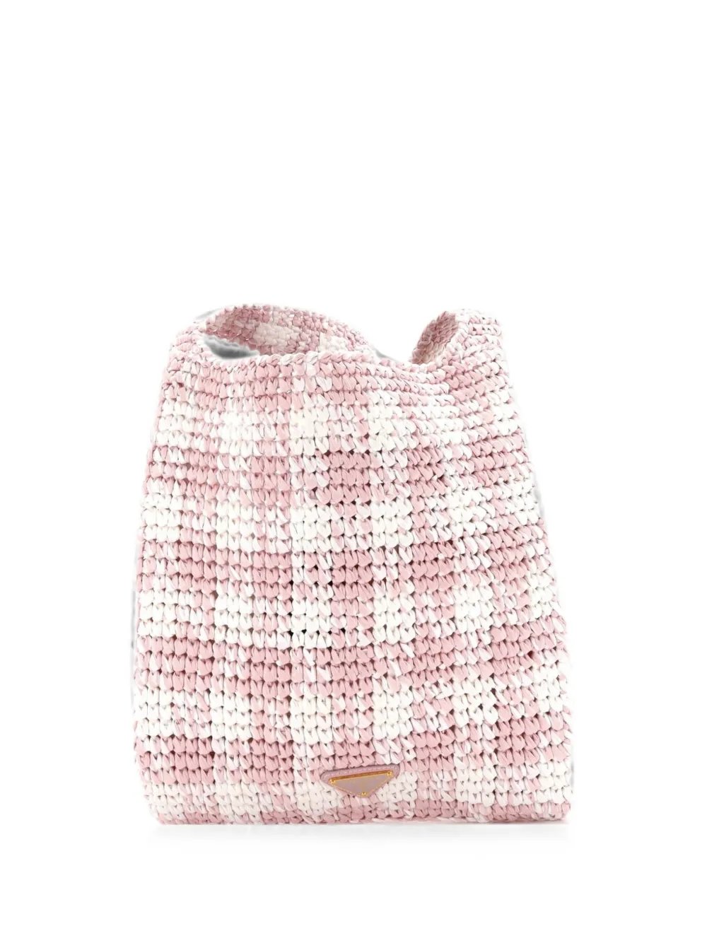 Logo Messenger Bag Printed Raffia Small crossbody bag