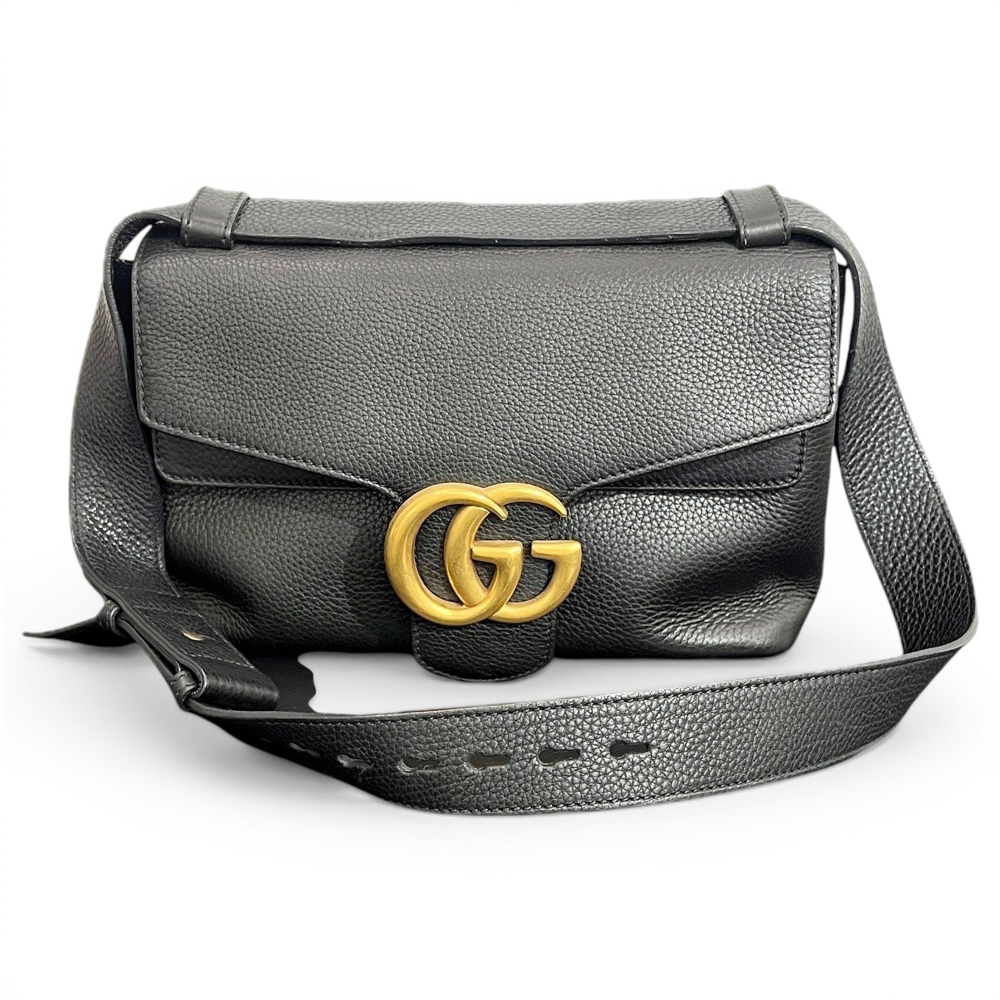 GG Marmont Flap leather handbag