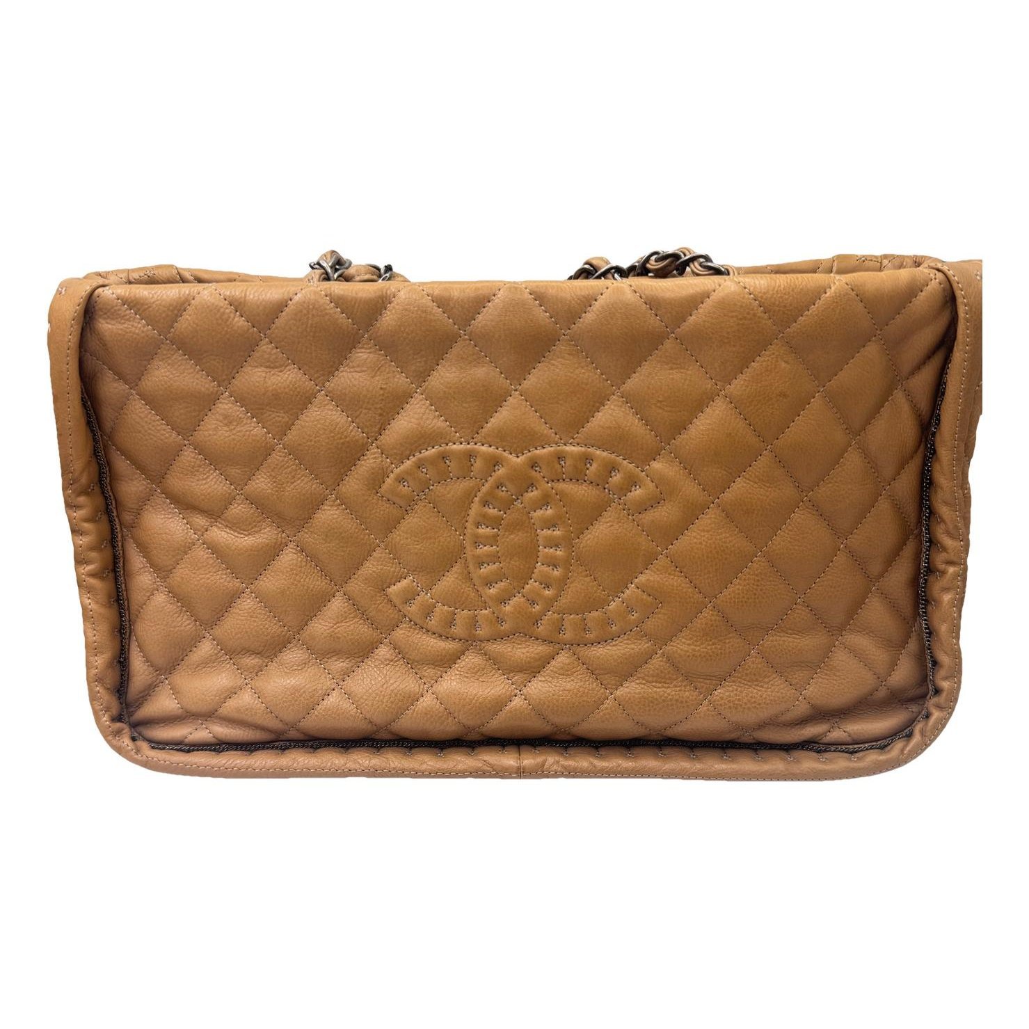 Vintage CC Chain leather tote