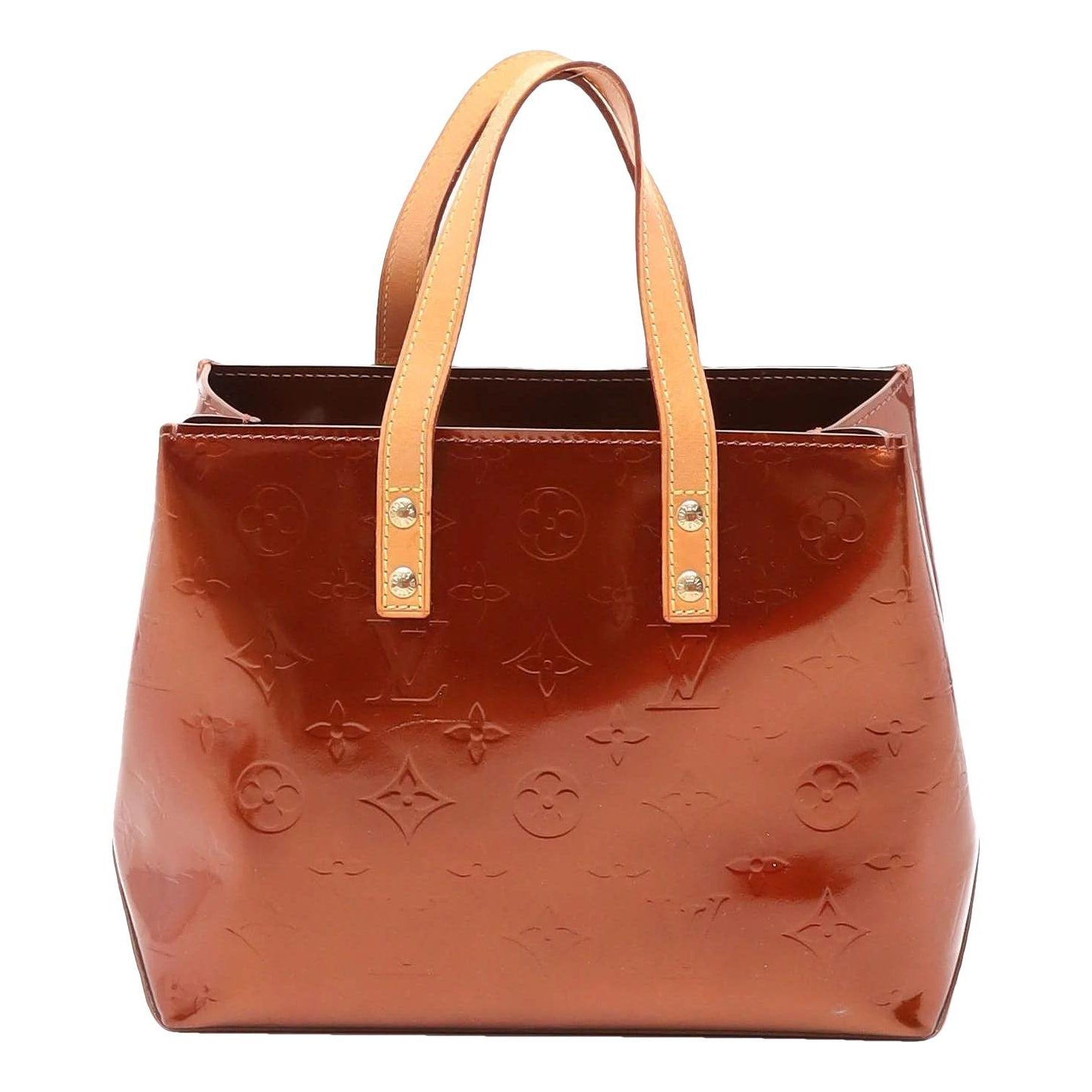 Reade patent leather tote