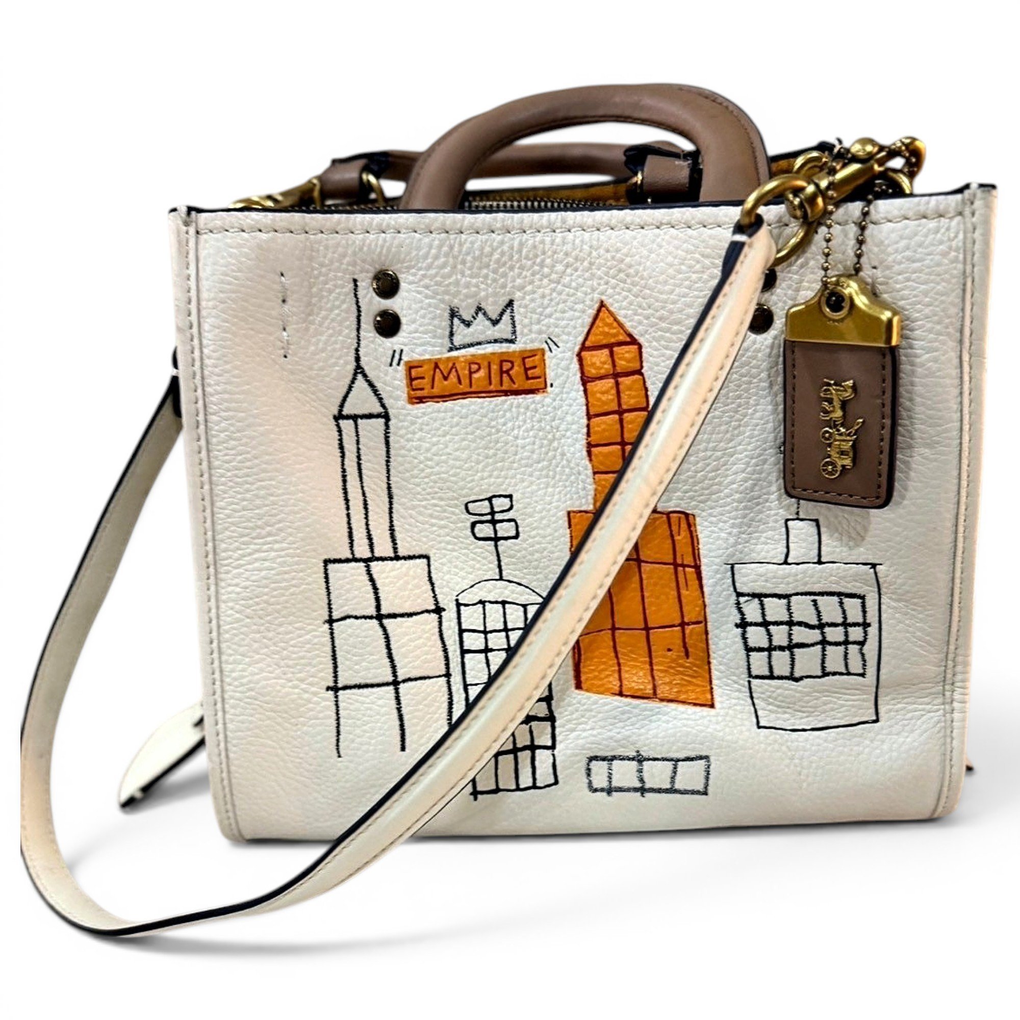 Leather handbag