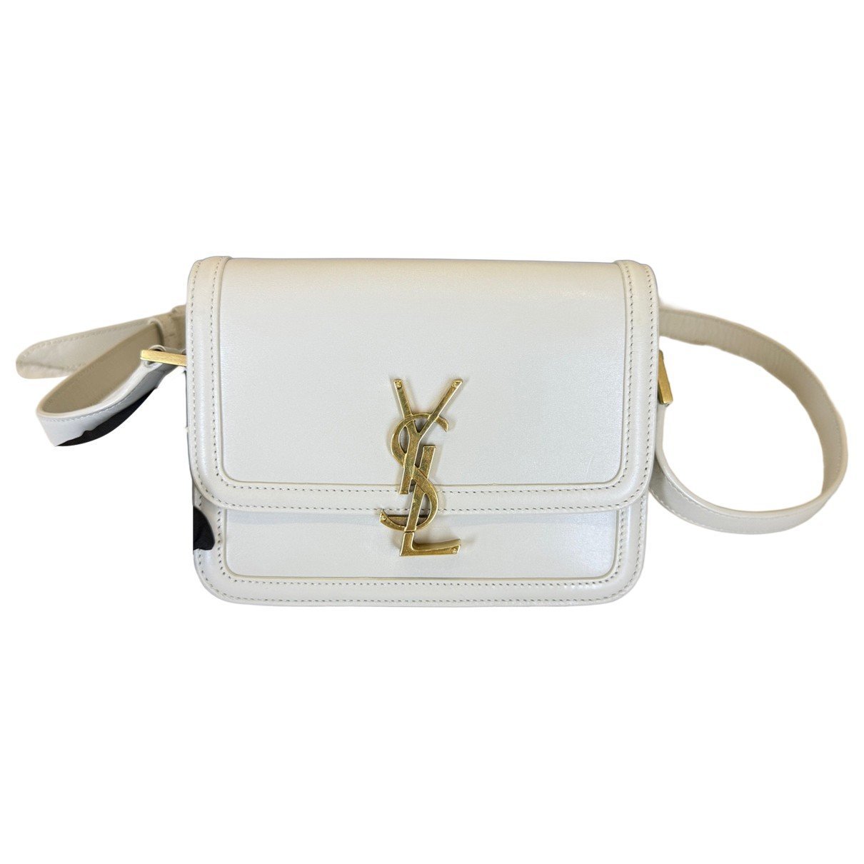 Solférino leather handbag