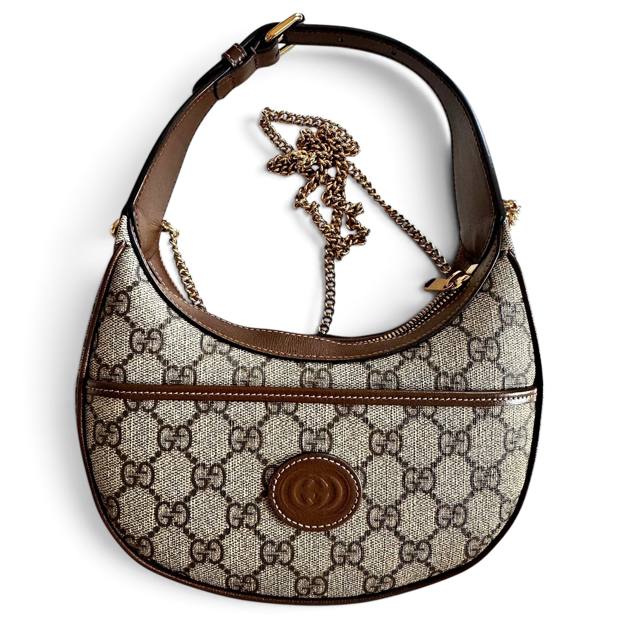 Leather clutch bag