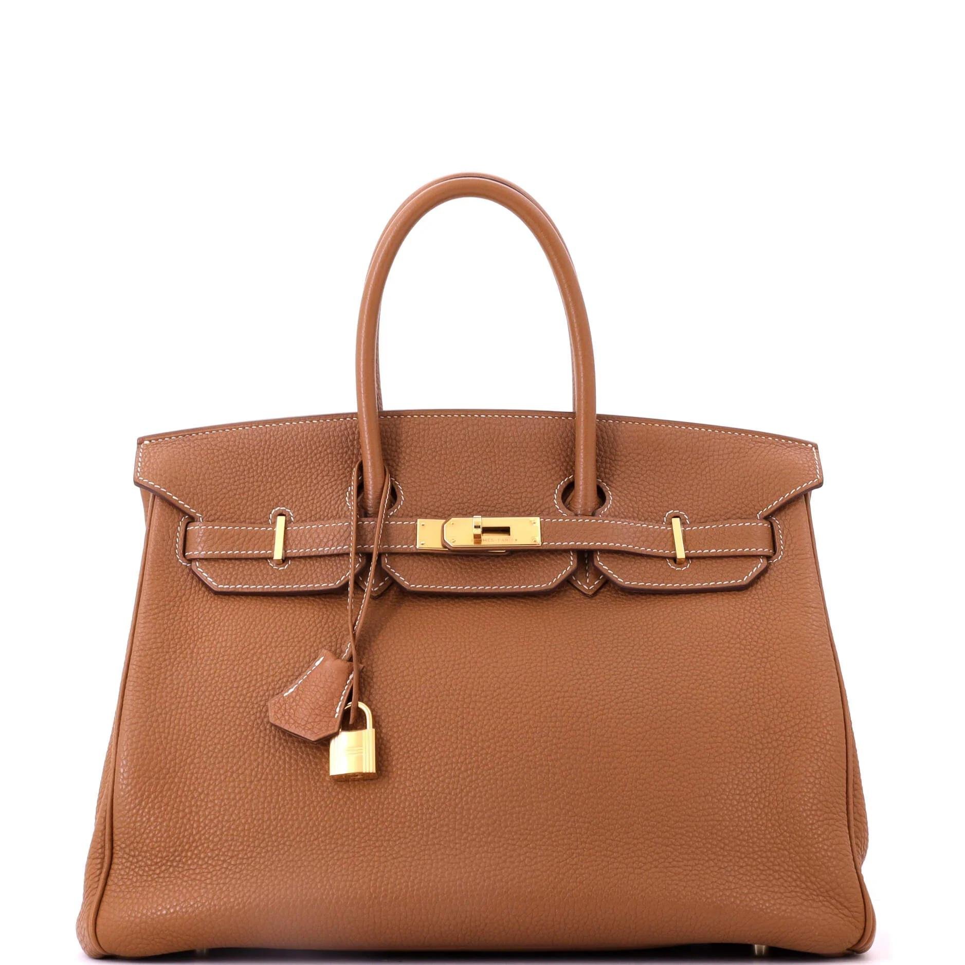 Birkin 35 leather tote