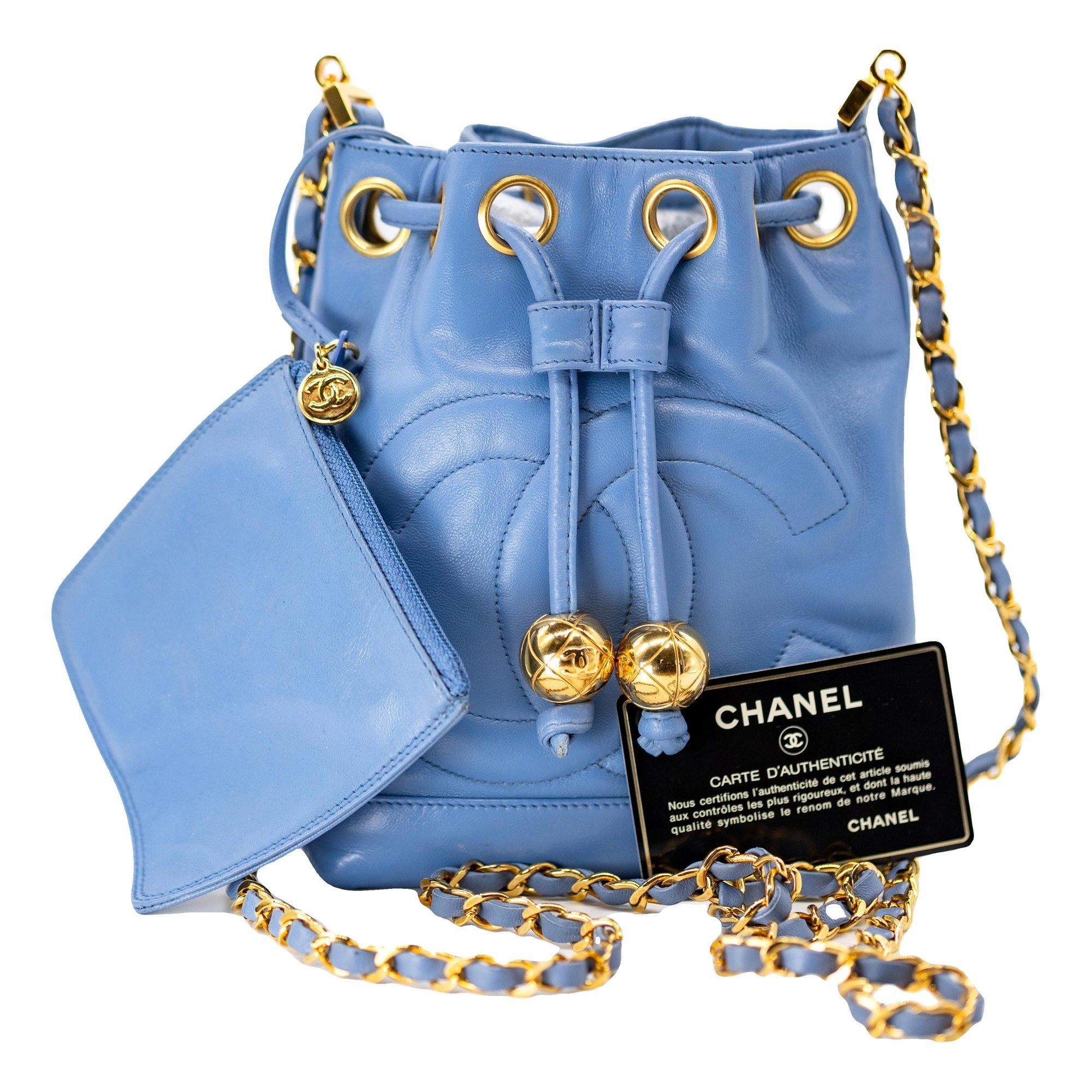 Gabrielle Bucket leather handbag