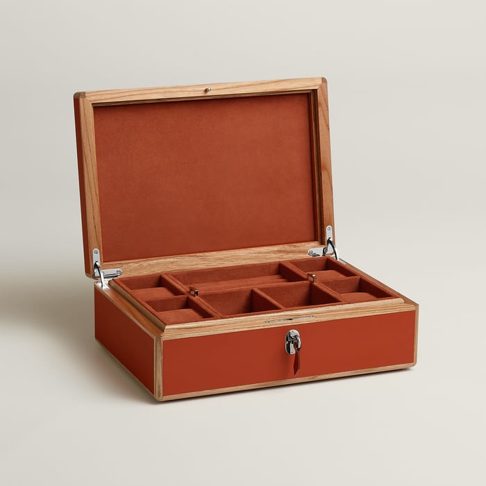 Cuivre Amalthee Panthera Deco Watch Box, Large Model