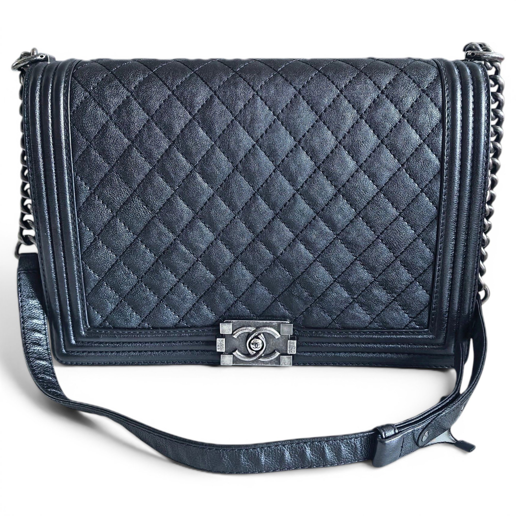 Boy leather handbag