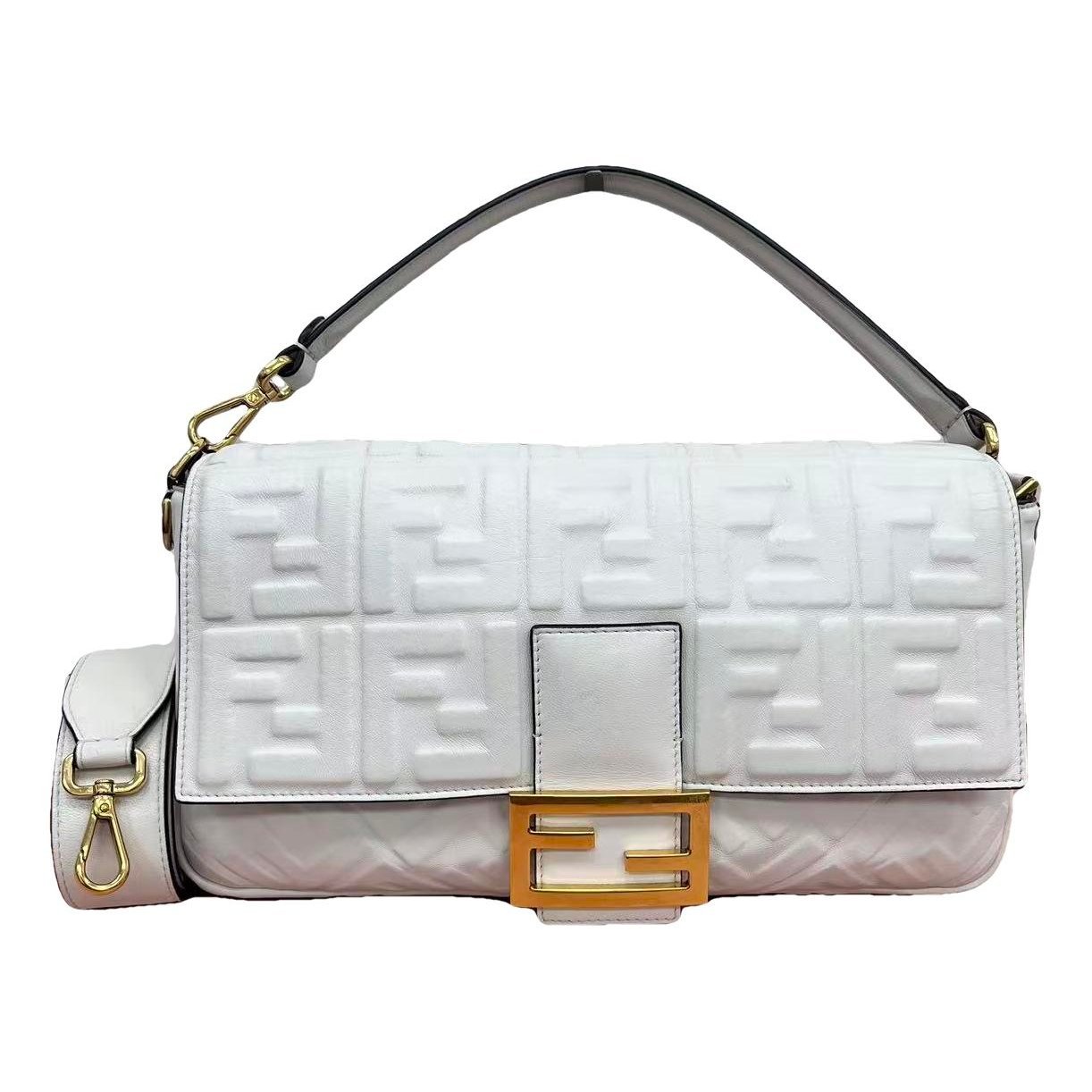 Baguette leather handbag