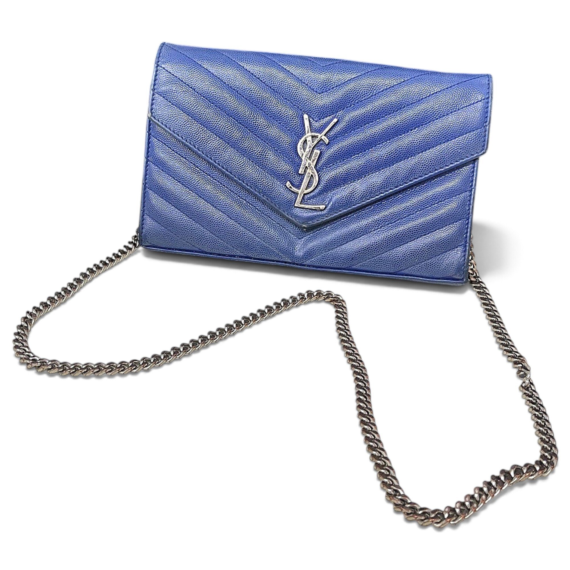 Saint Laurent Portefeuille enveloppe leather handbag