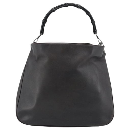 Bamboo leather handbag