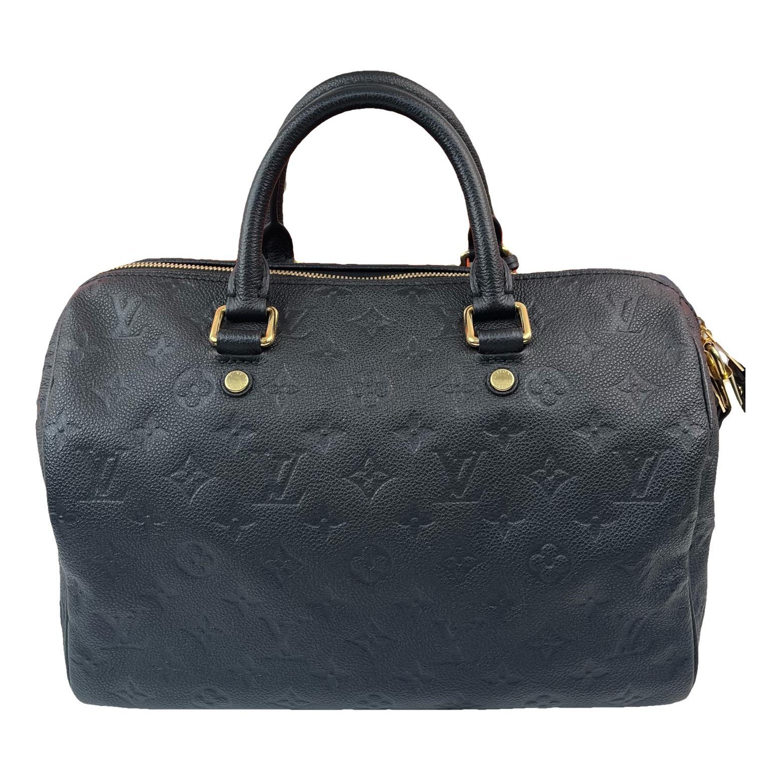 Speedy leather handbag