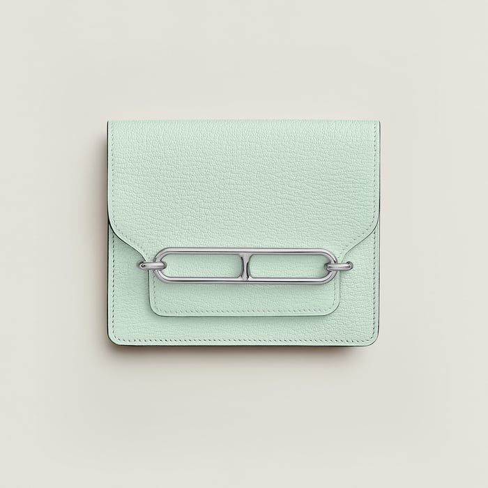 Vert Peppermint Roulis Slim Wallet