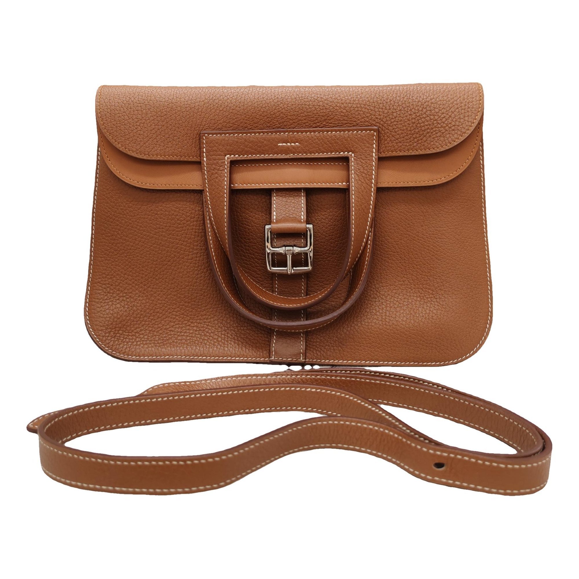 Halzan leather handbag