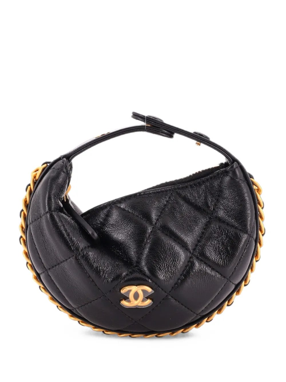 Chain Around Pouch Quilted Lambskin Extra Mini hobo bag